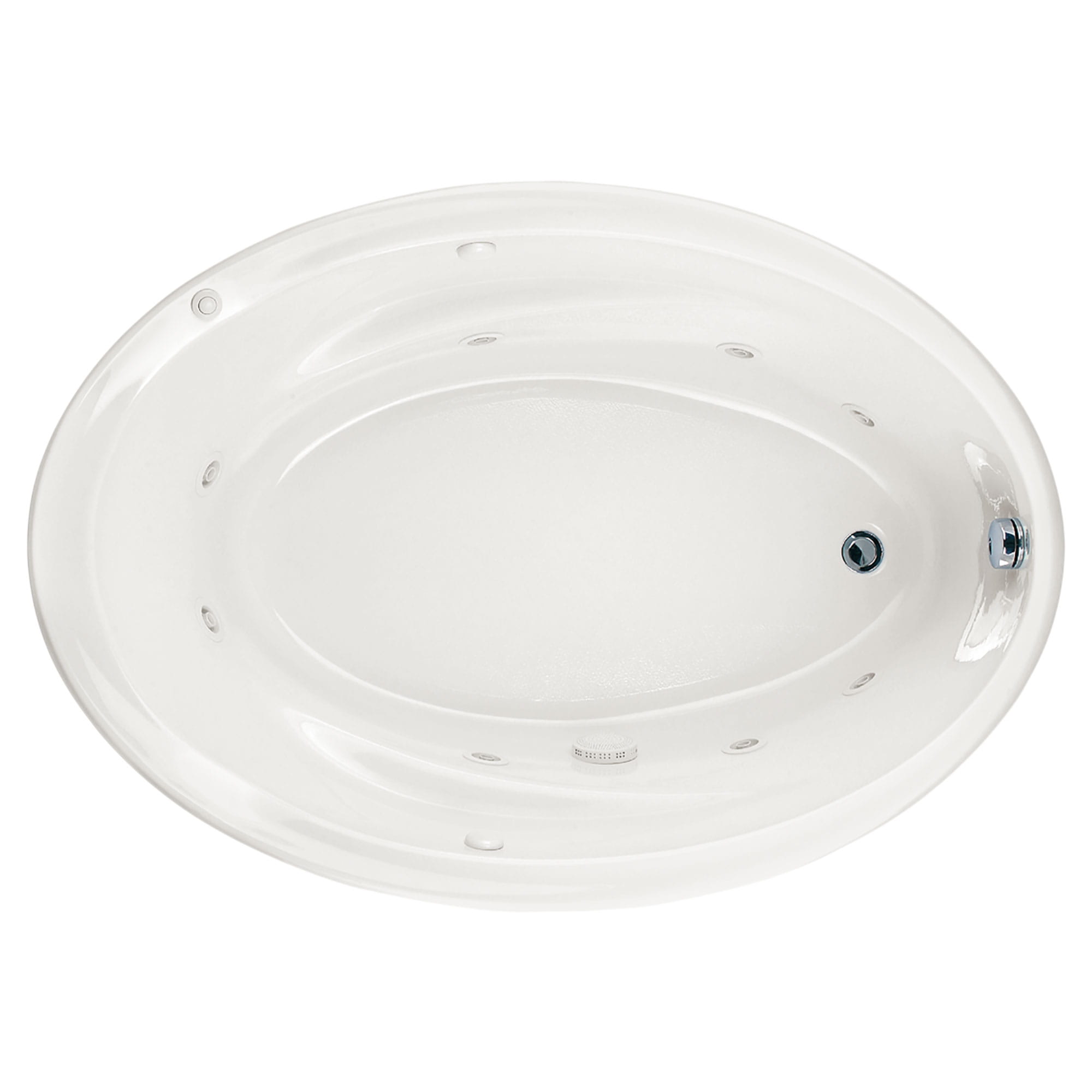 Savona® Oval 60 x 42-Inch Drop-in Bathtub With EverClean® Hydromassage System